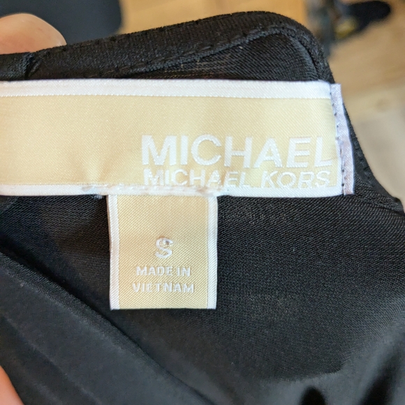 Michael Kors Black Draped Dress - Picture 11 of 13